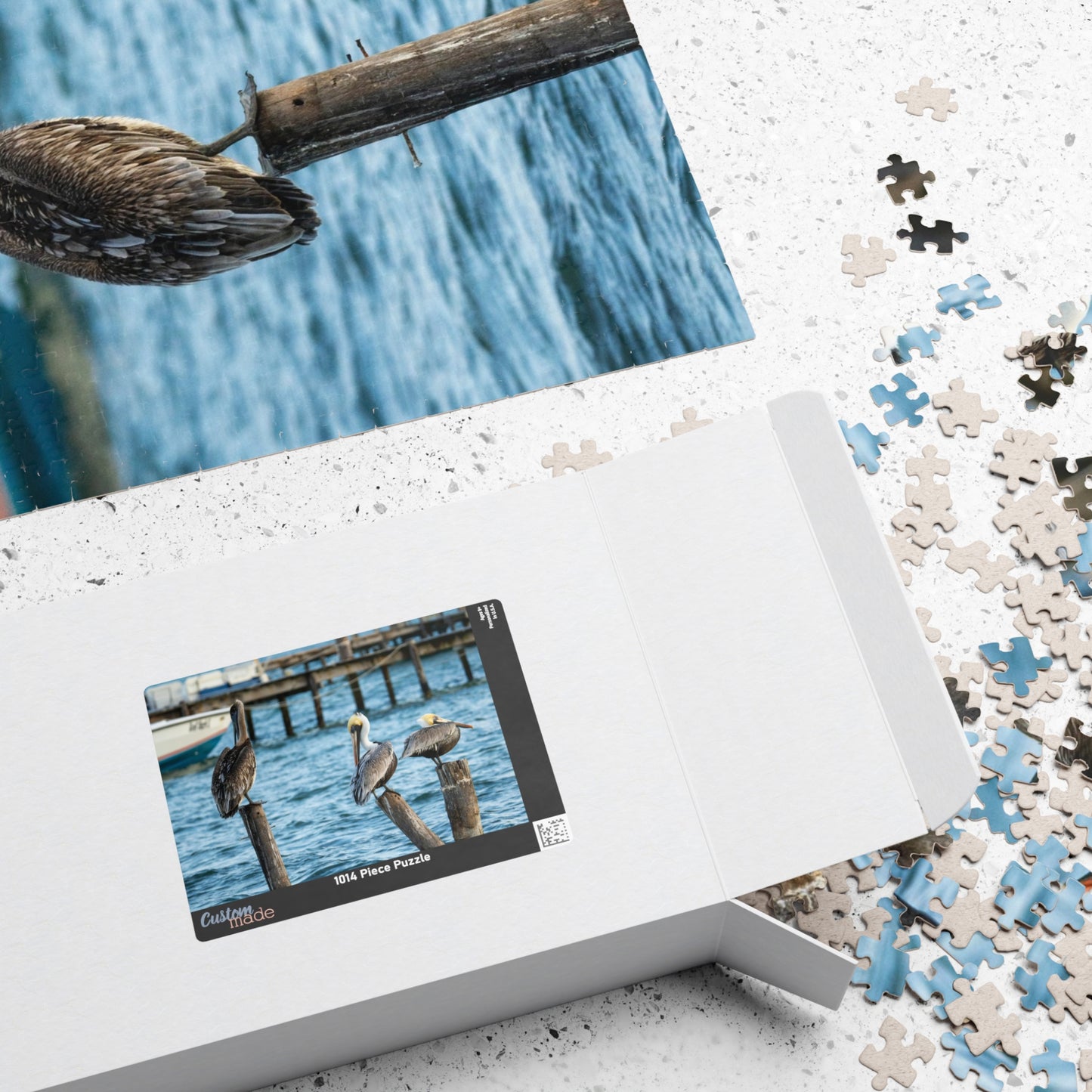 Caye Caulker Brown Pelicans Jigsaw Puzzle - 520/252/110/1014-Piece Coastal Scene