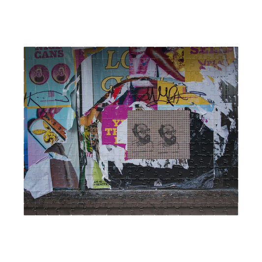 Chicago Logan Square Graffiti Puzzle — Urban Street Art Jigsaw