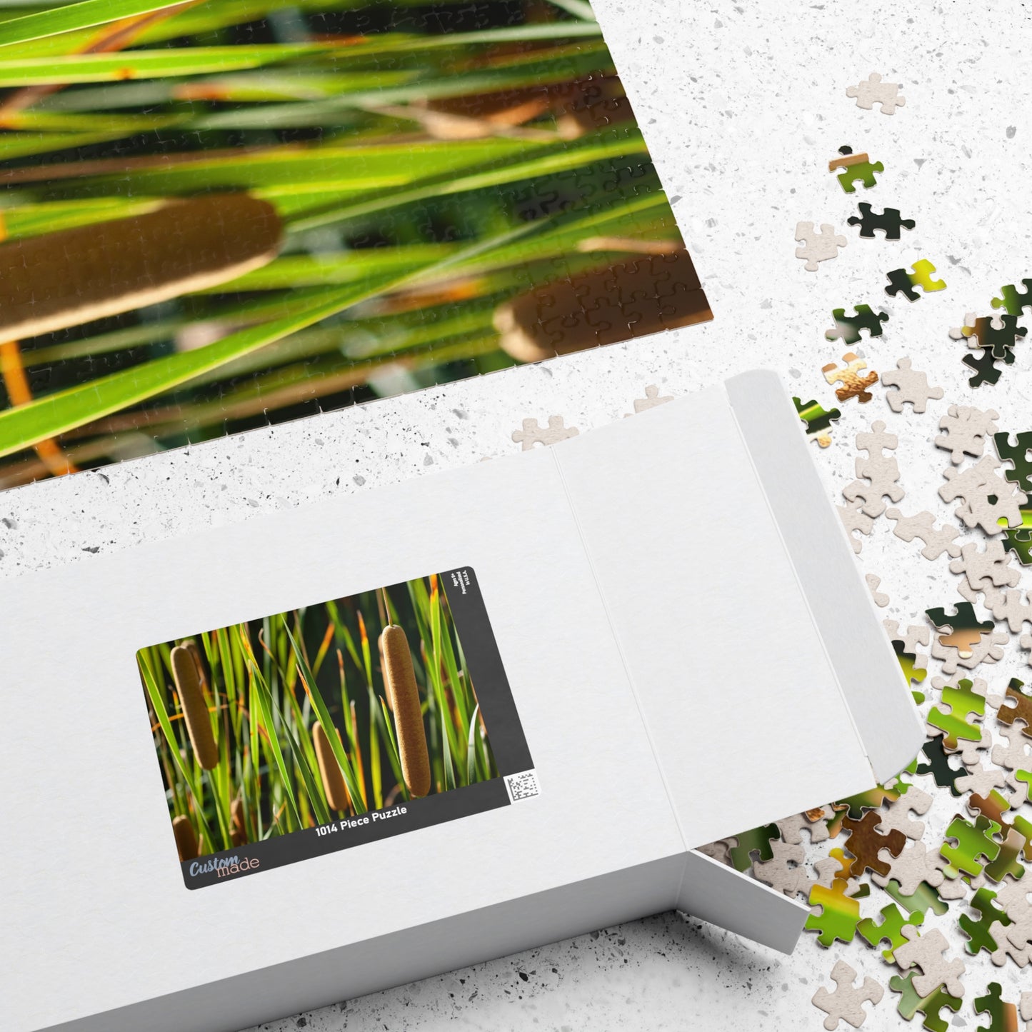 Cattail Marsh Nature Puzzle — Scenic Jigsaw (110/252/520/1014 pcs)