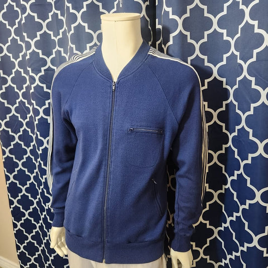 Royal Knight Blue Track Jacket 1980s