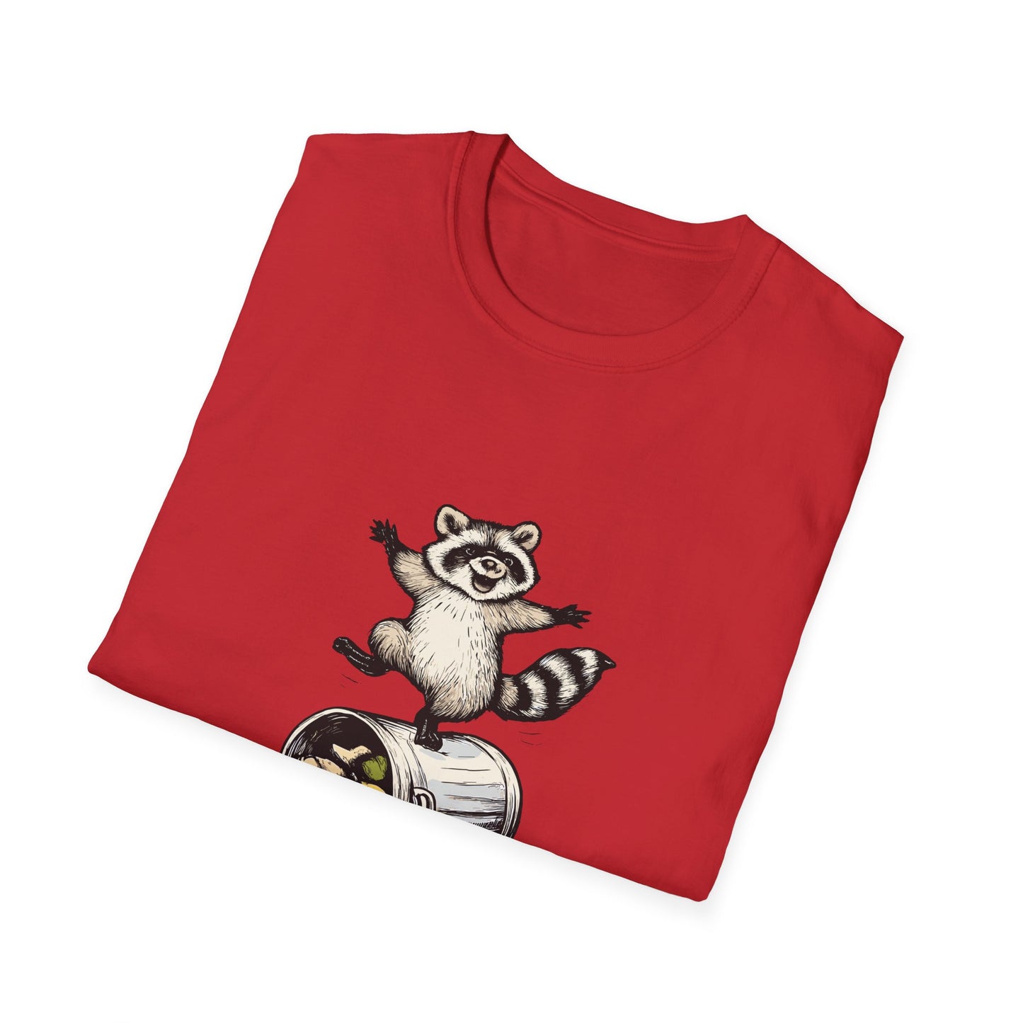 Retro Dancing Raccoon 'I Do What I Want!' T-Shirt