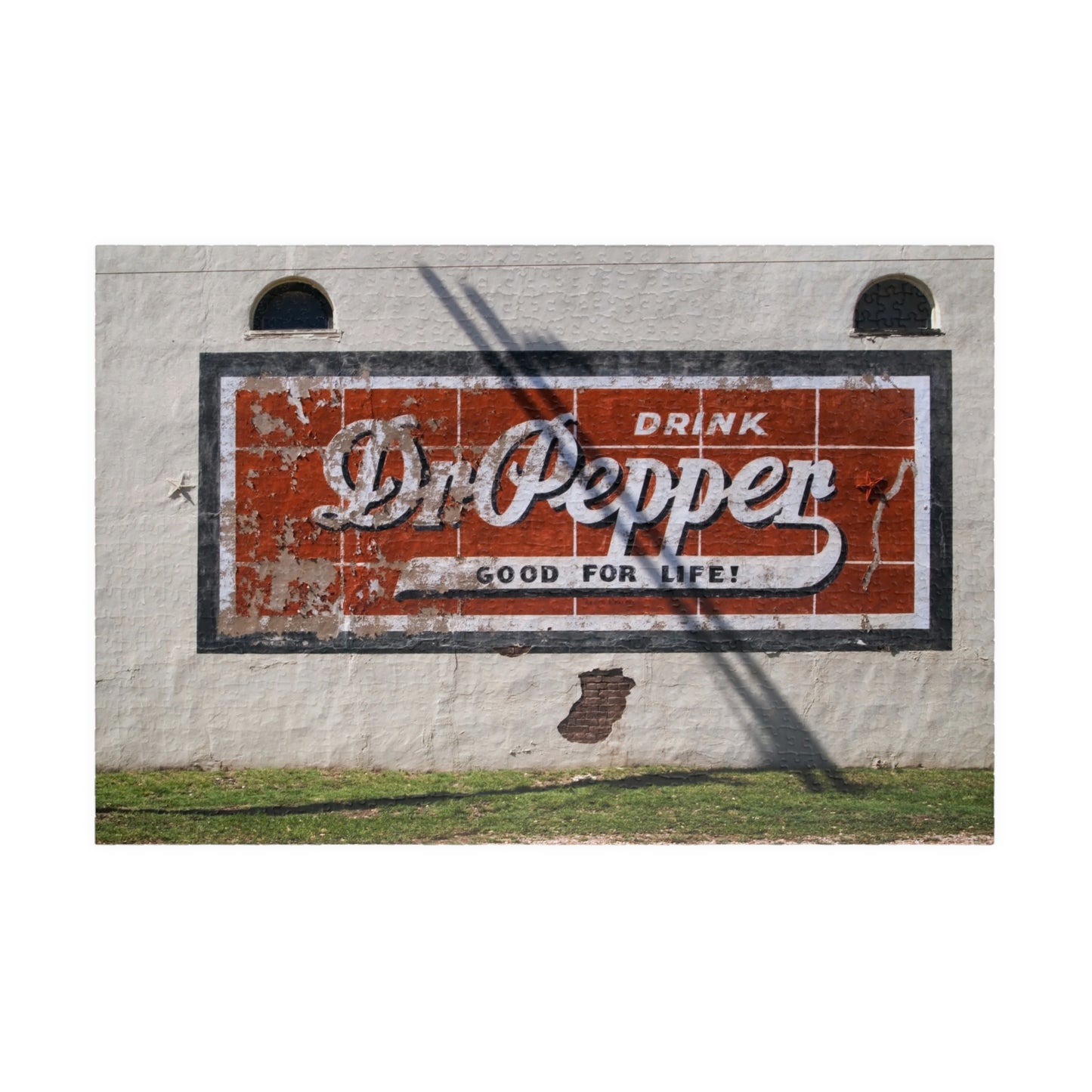 Vintage Dr Pepper Wall Puzzle — Retro Soda Sign Jigsaw (110/252/520/1014 pc)