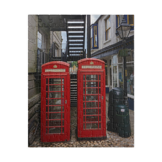 Two Red British Telephone Boxes Jigsaw Puzzle