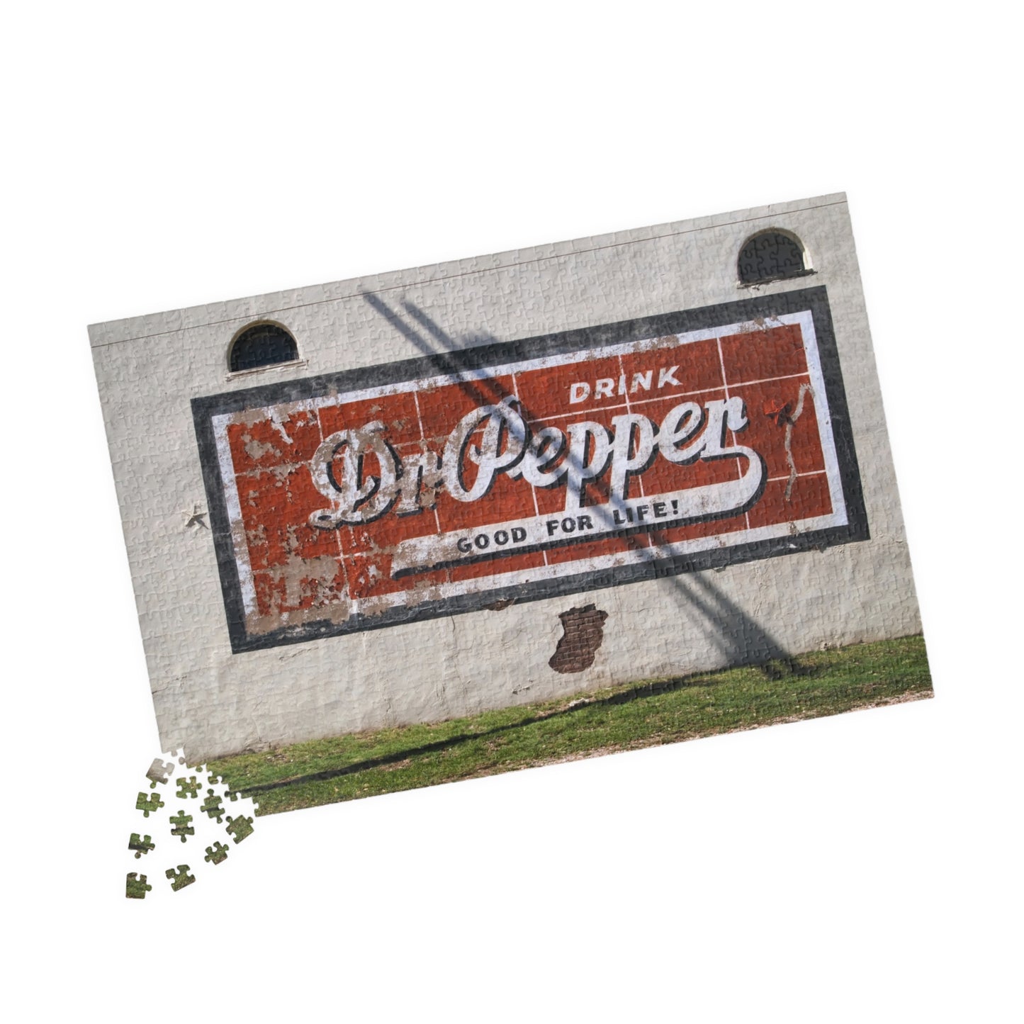 Vintage Dr Pepper Wall Puzzle — Retro Soda Sign Jigsaw (110/252/520/1014 pc)