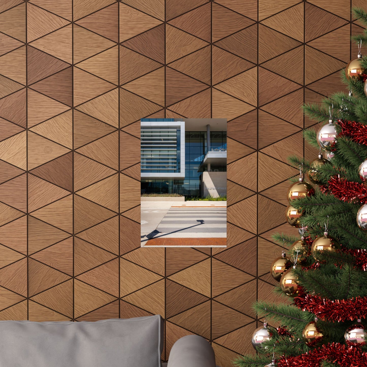 Modern Architectural Photo Matte Poster | Vertical Wall Art