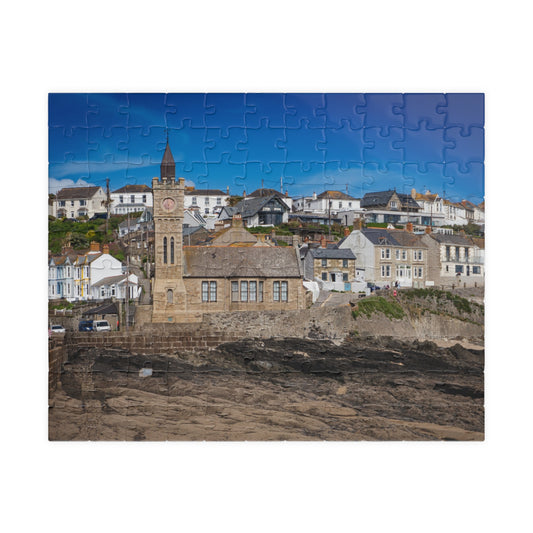 Porthleven Pier Church Puzzle — 520/1014/252/110-Piece Cornwall Jigsaw
