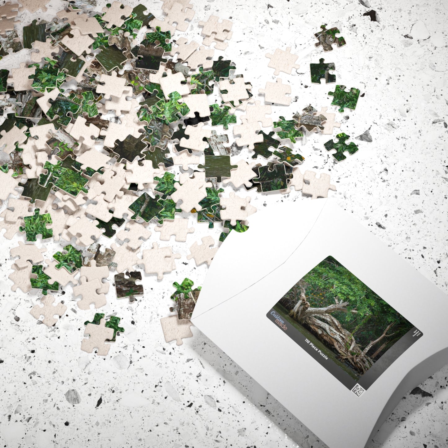 Belize Corozal Lagoon Jigsaw Puzzle — Tree Branches Intertwined (110–1014 pcs)