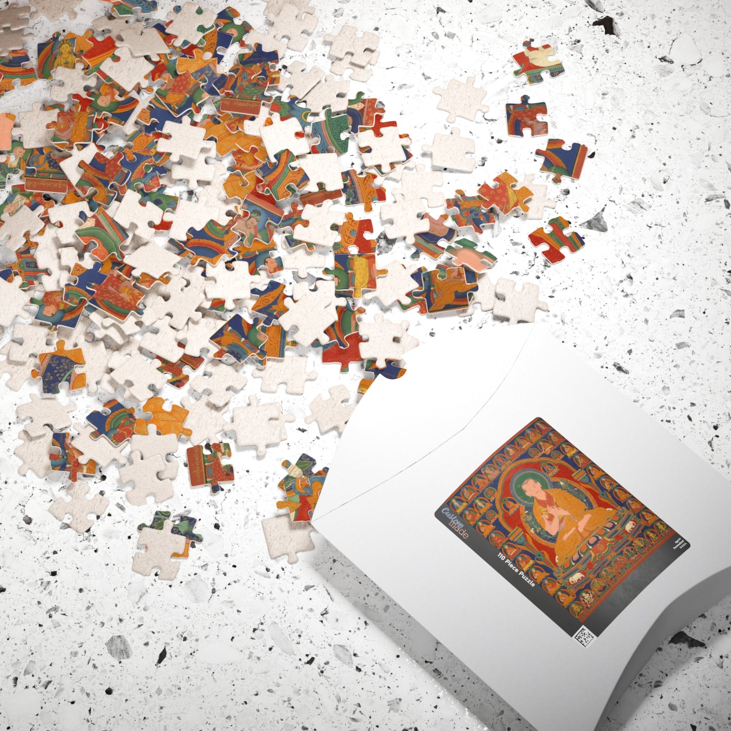 Seventh Abbot of Ngor Monastary Art Puzzle - Mindfulness Meditation Jigsaw (110/252/520 pcs)