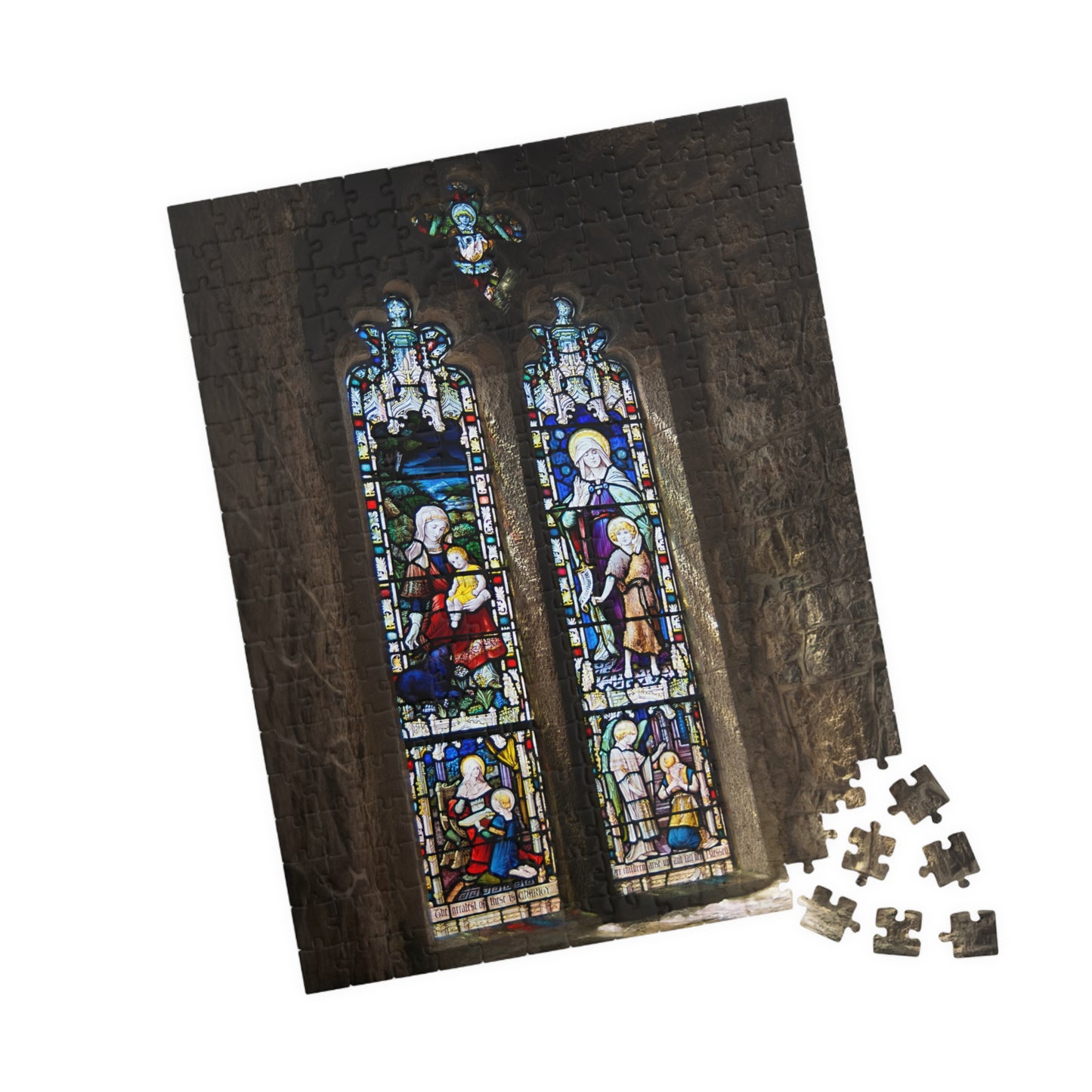 St. Michael's Mount Castle Stained Glass Puzzle — Marazion UK (520/1014 pcs)