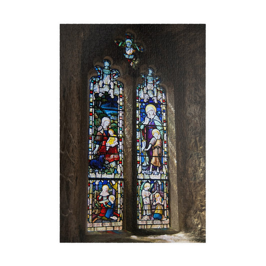 St. Michael's Mount Castle Stained Glass Puzzle — Marazion UK (520/1014 pcs)