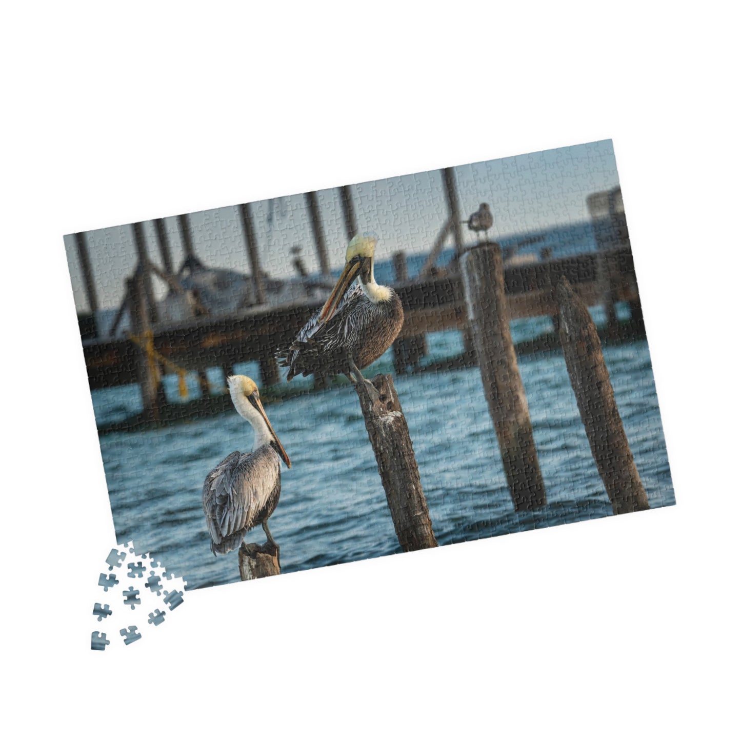 Caye Caulker Pelican Harbor Puzzle - Scenic Belize Island Panorama (252–1014 pcs)