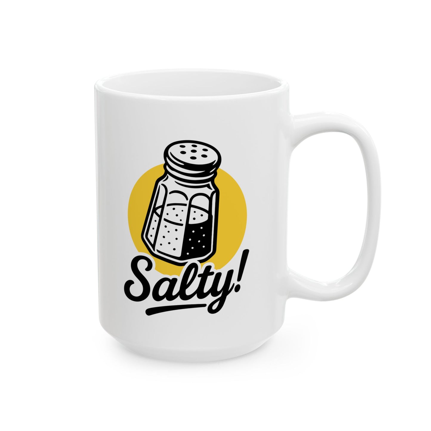 Funny Squirrel Coffee Mug – 'Squirrelly!' Ceramic Tea Cup (11oz & 15oz)