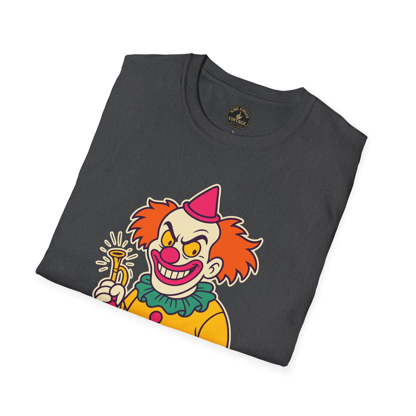 Retro Sinister Clown "Honk! Honk!" T-Shirt