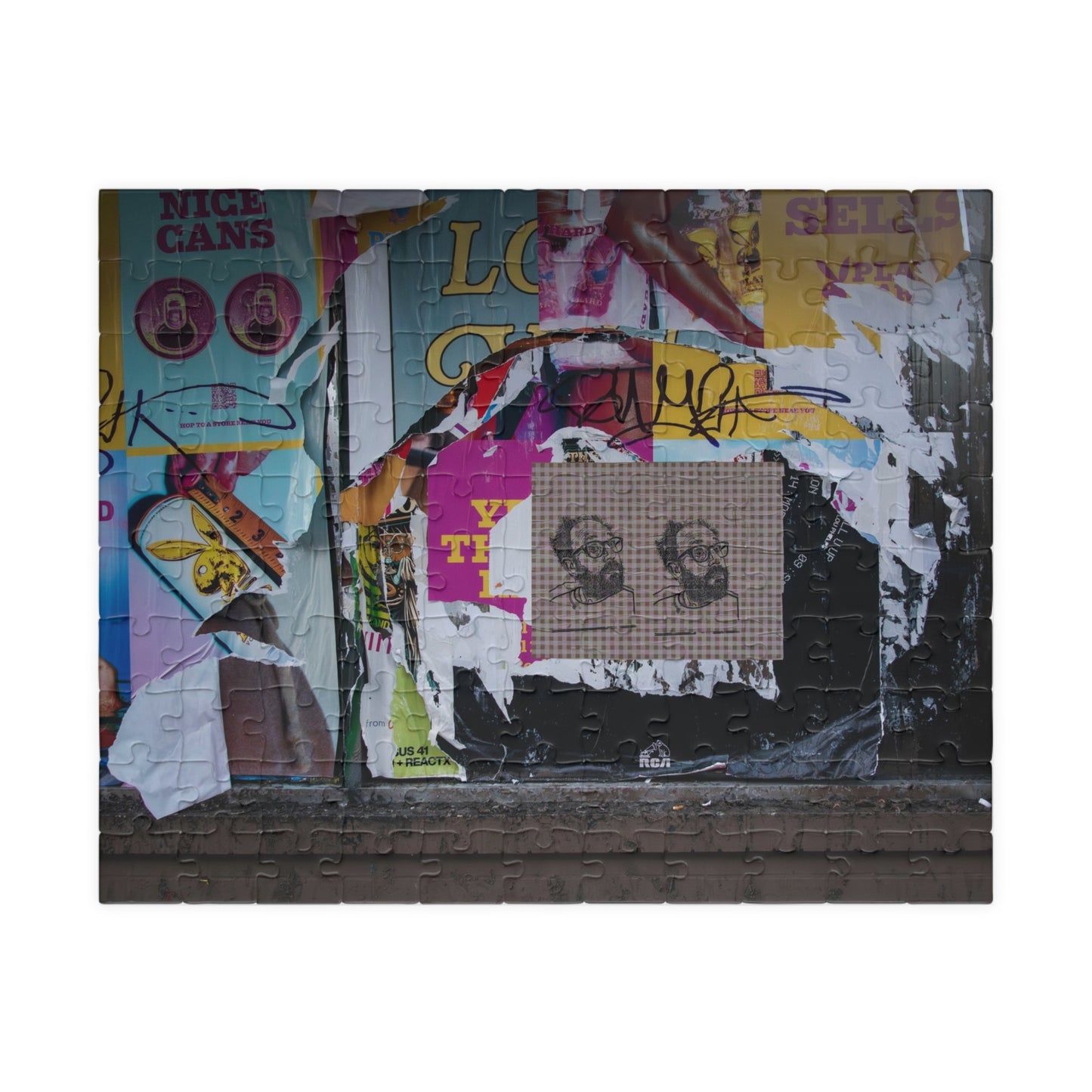 Chicago Logan Square Graffiti Puzzle — Urban Street Art Jigsaw