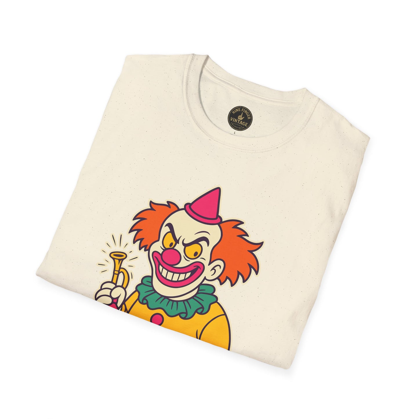 Retro Sinister Clown "Honk! Honk!" T-Shirt