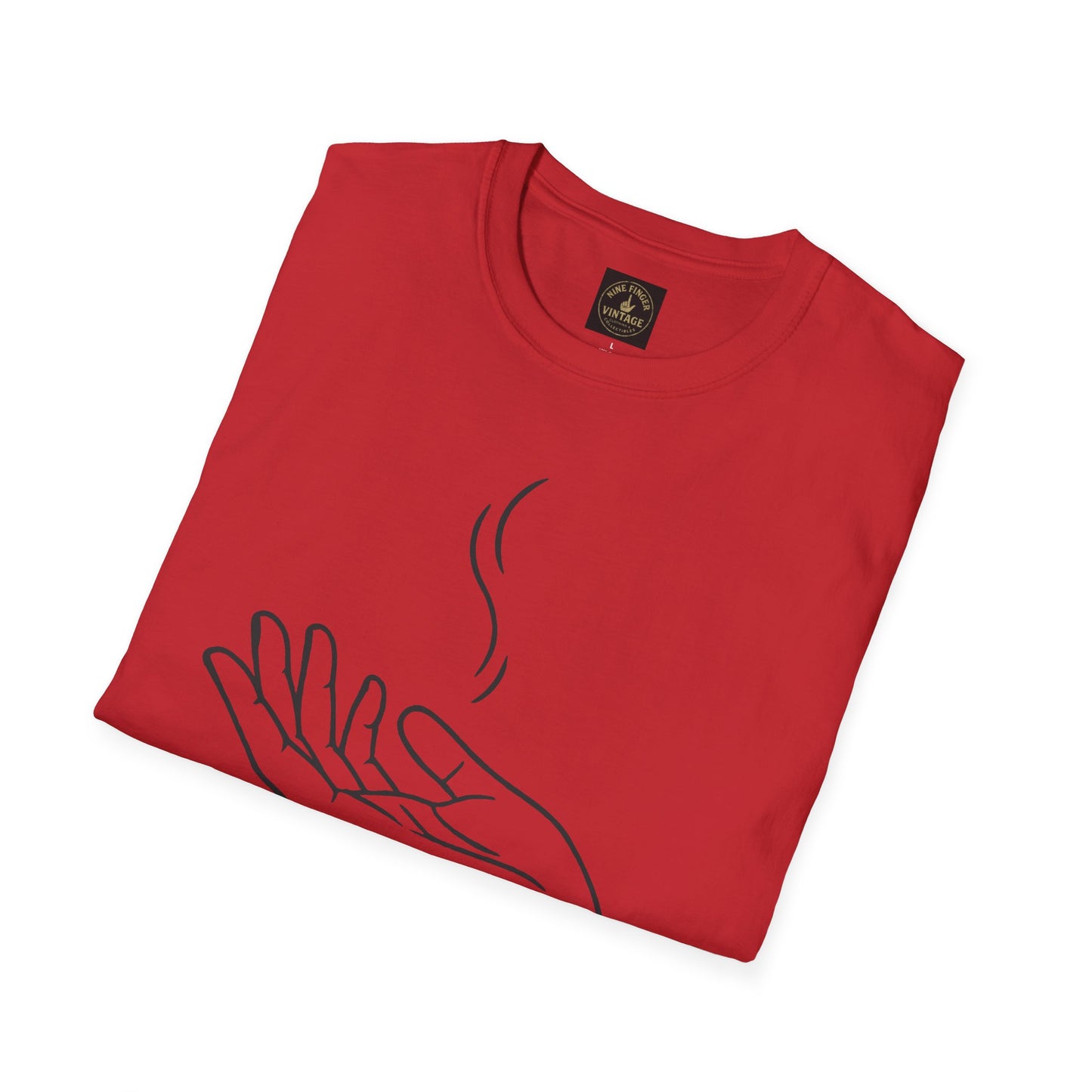 "Let Go" Hand Illustration Minimalist Mindfulness T-Shirt