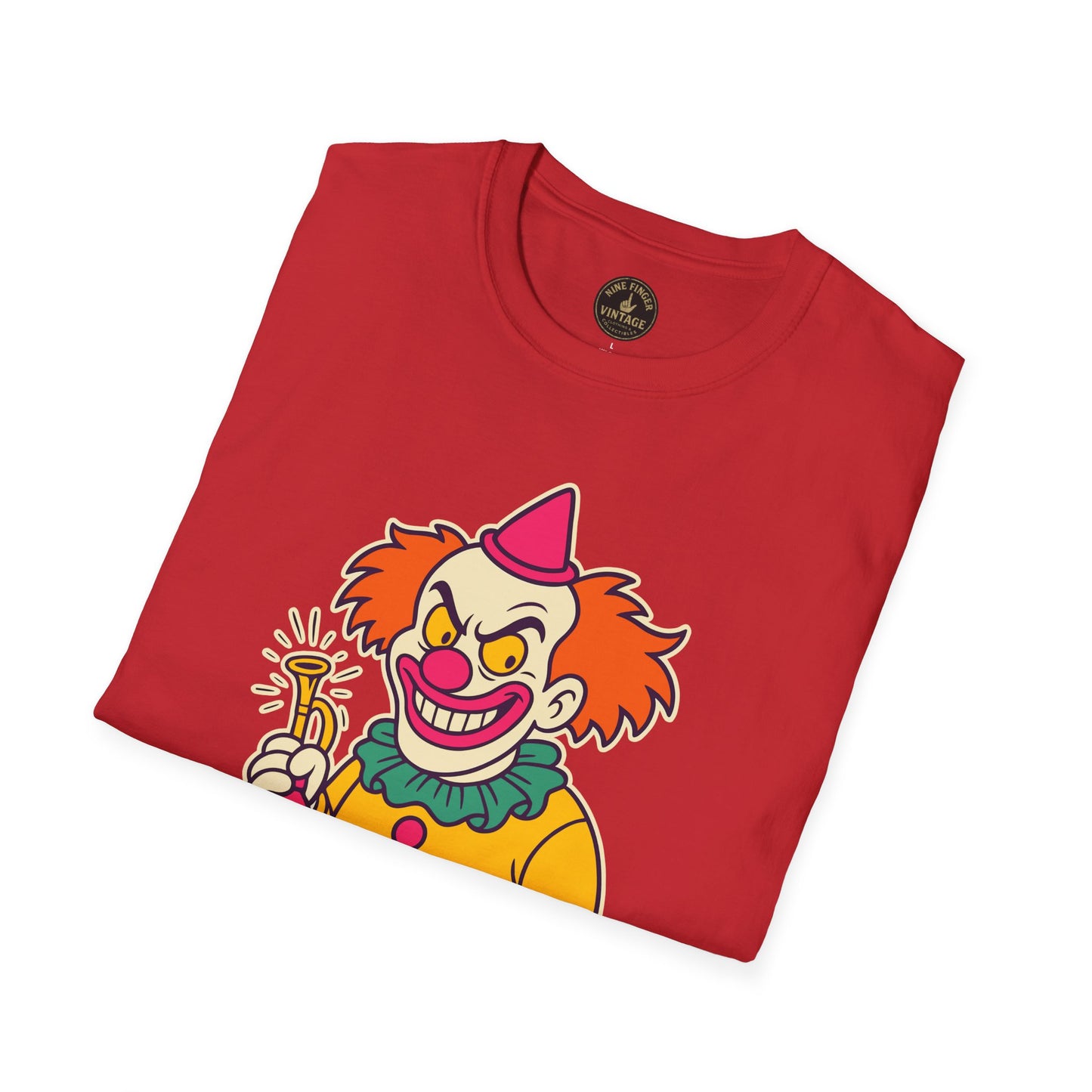 Retro Sinister Clown "Honk! Honk!" T-Shirt