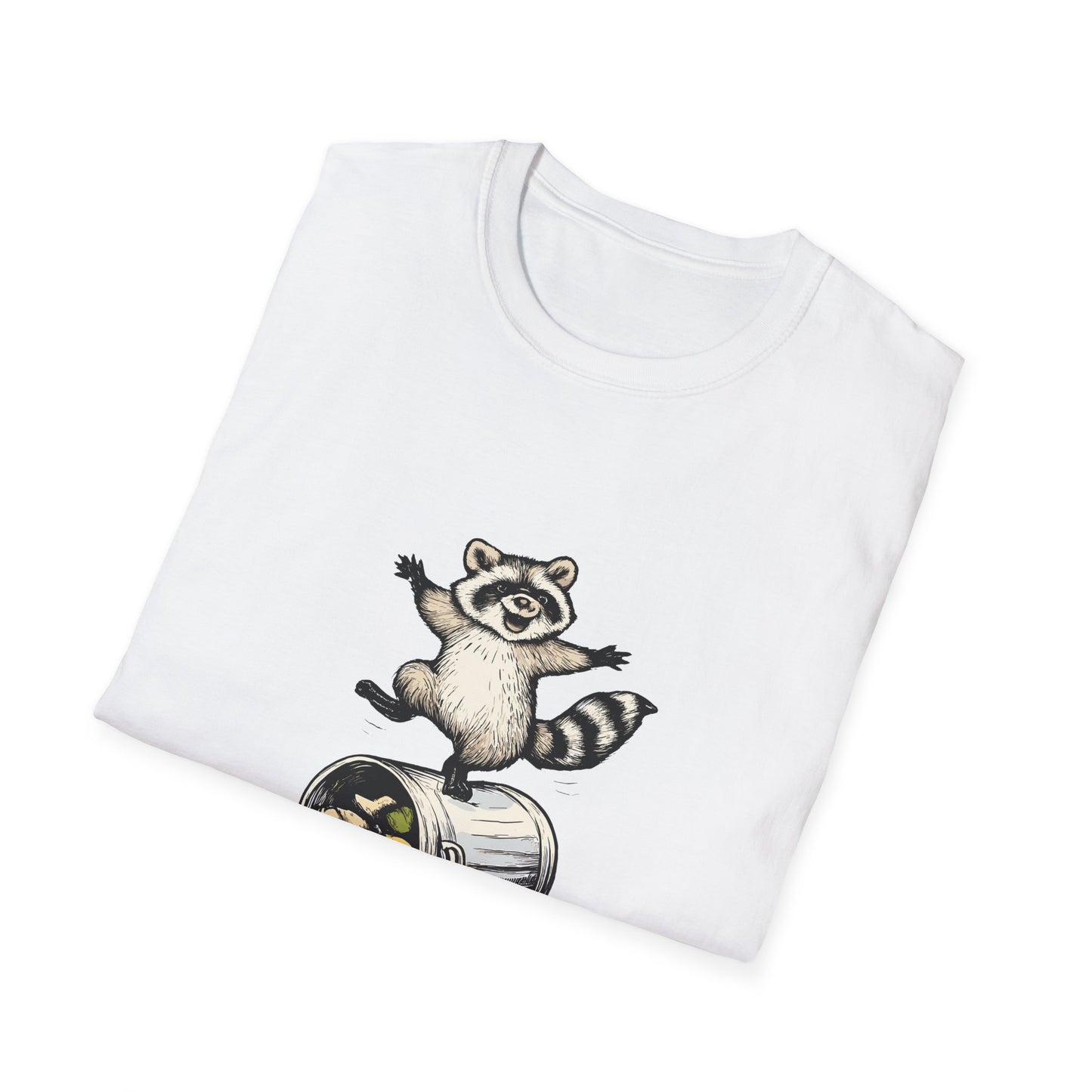 Retro Dancing Raccoon 'I Do What I Want!' T-Shirt