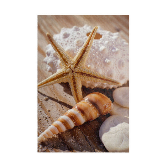 Seashell Starfish Jigsaw Puzzle – Beach Sunset 110/252/520/1014-Piece