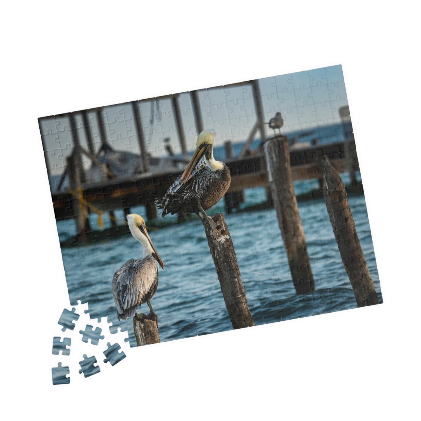 Caye Caulker Pelican Harbor Puzzle - Scenic Belize Island Panorama (252–1014 pcs)