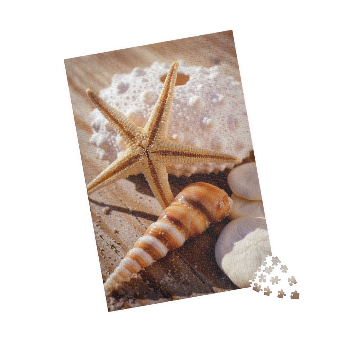 Seashell Starfish Jigsaw Puzzle – Beach Sunset 110/252/520/1014-Piece