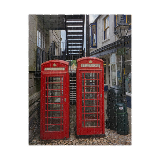 Two Red British Telephone Boxes Jigsaw Puzzle