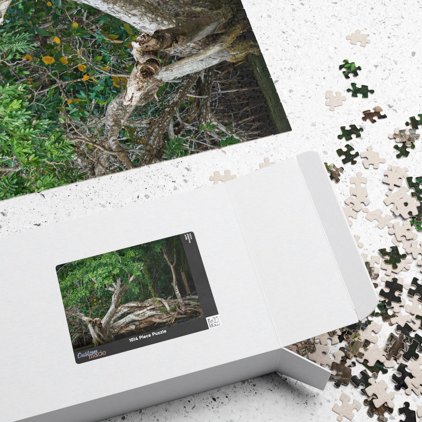 Belize Corozal Lagoon Jigsaw Puzzle — Tree Branches Intertwined (110–1014 pcs)