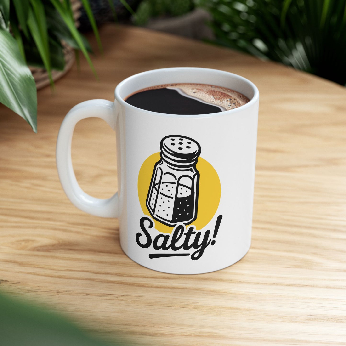 Funny Squirrel Coffee Mug – 'Squirrelly!' Ceramic Tea Cup (11oz & 15oz)