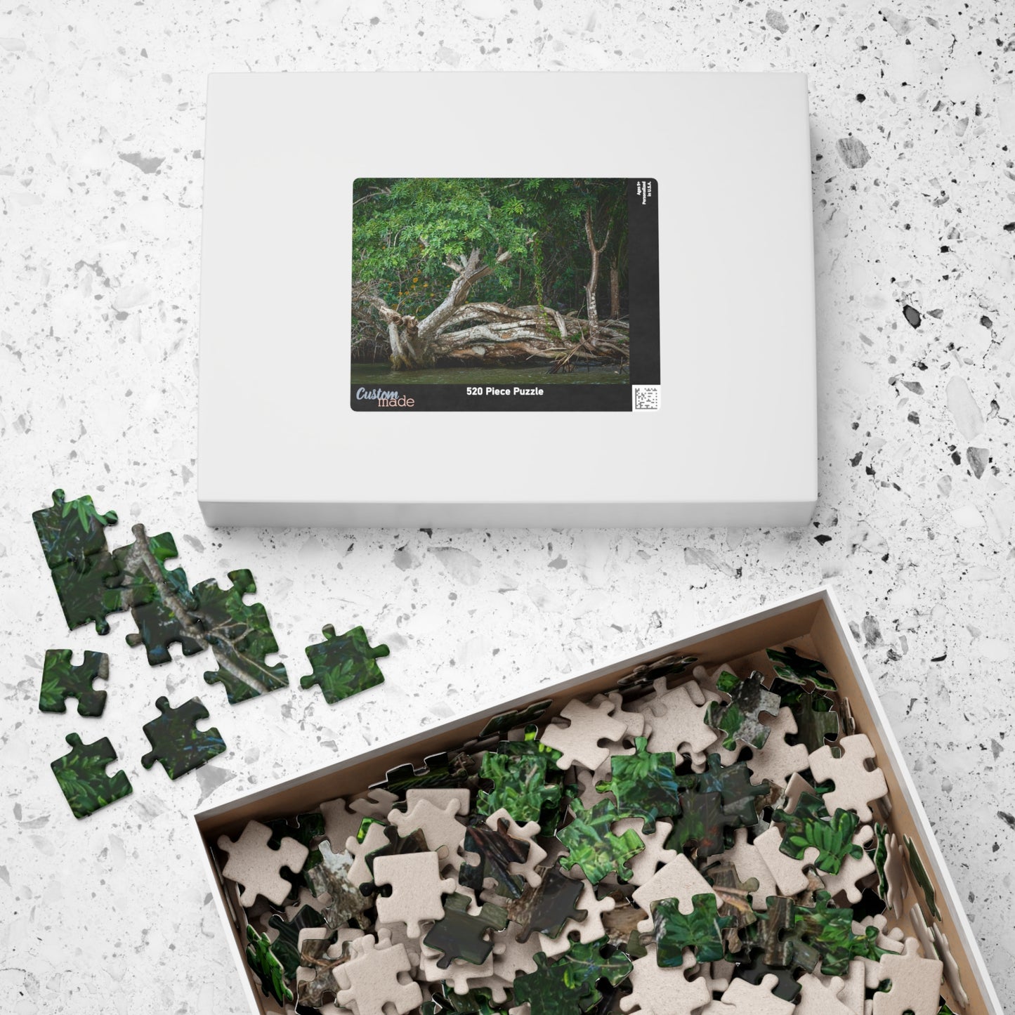 Belize Corozal Lagoon Jigsaw Puzzle — Tree Branches Intertwined (110–1014 pcs)