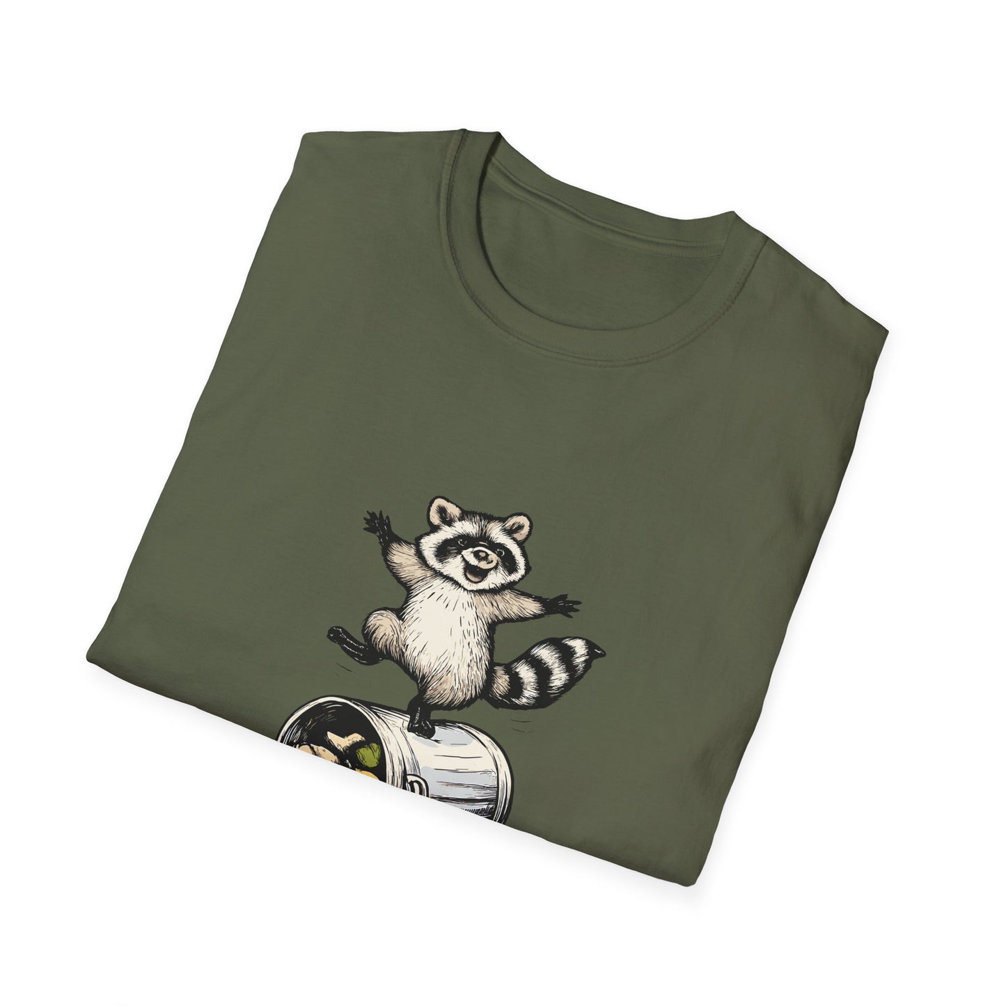 Retro Dancing Raccoon 'I Do What I Want!' T-Shirt