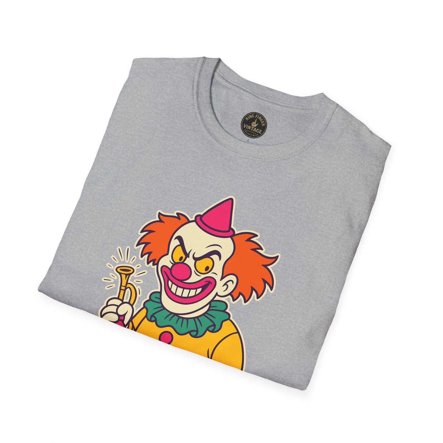 Retro Sinister Clown "Honk! Honk!" T-Shirt