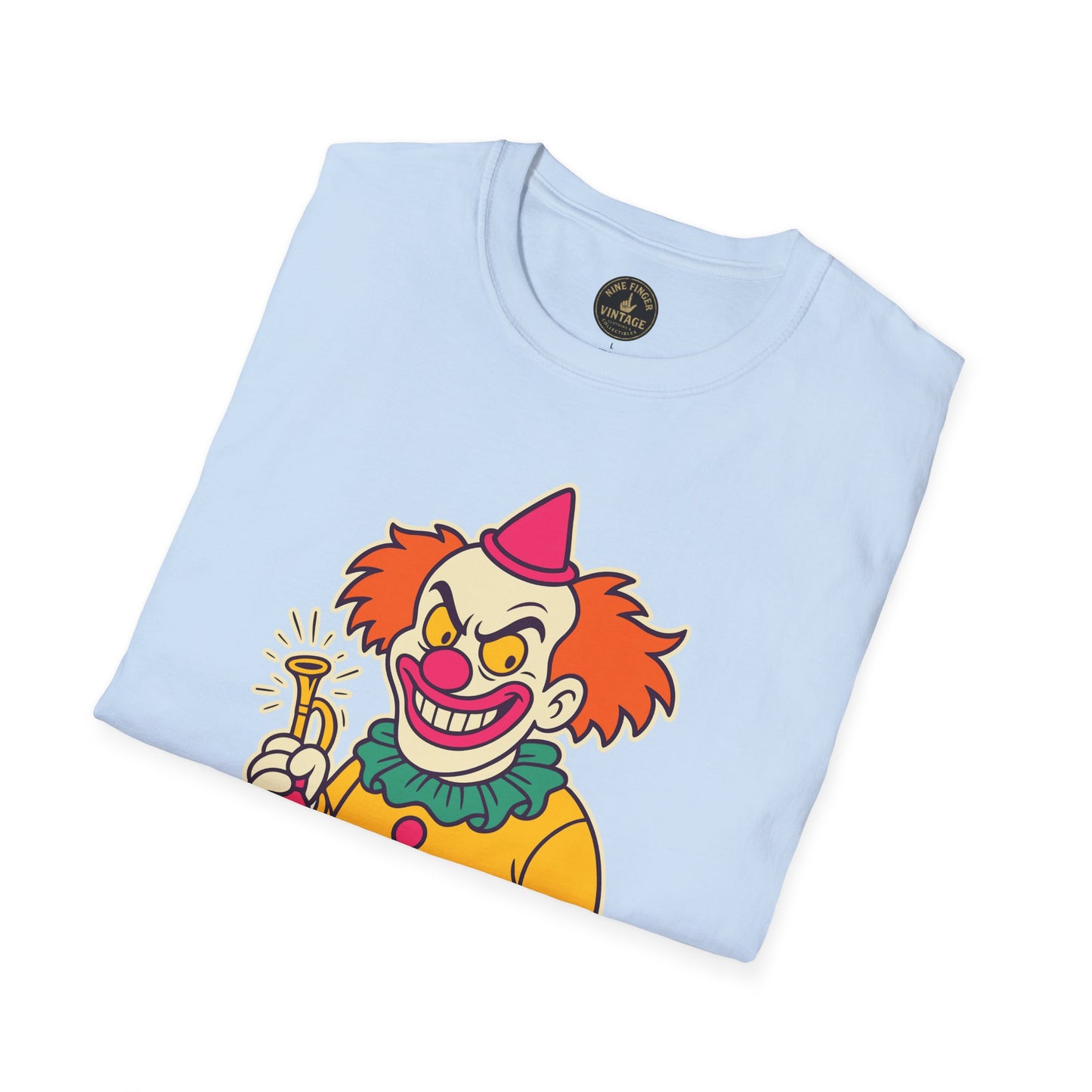Retro Sinister Clown "Honk! Honk!" T-Shirt