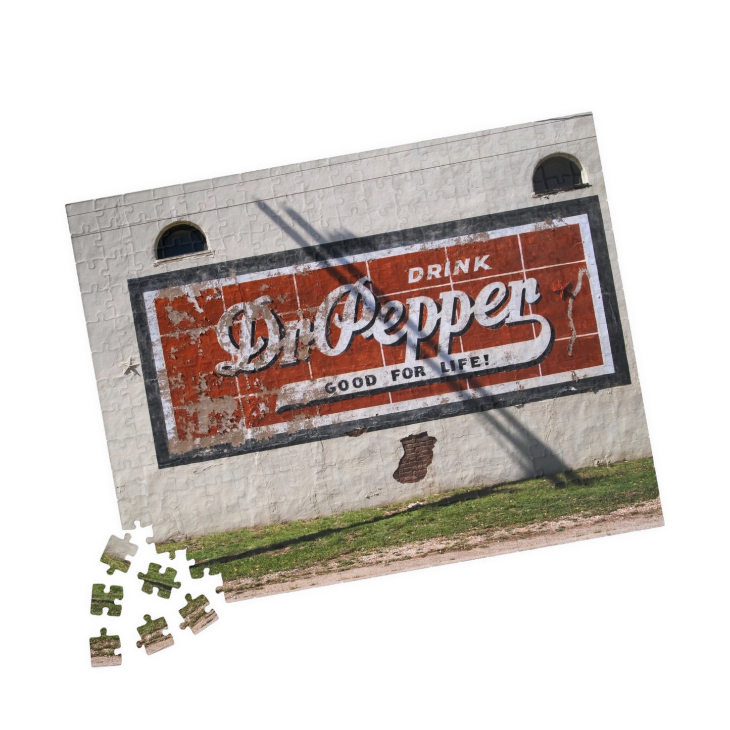 Vintage Dr Pepper Wall Puzzle — Retro Soda Sign Jigsaw (110/252/520/1014 pc)