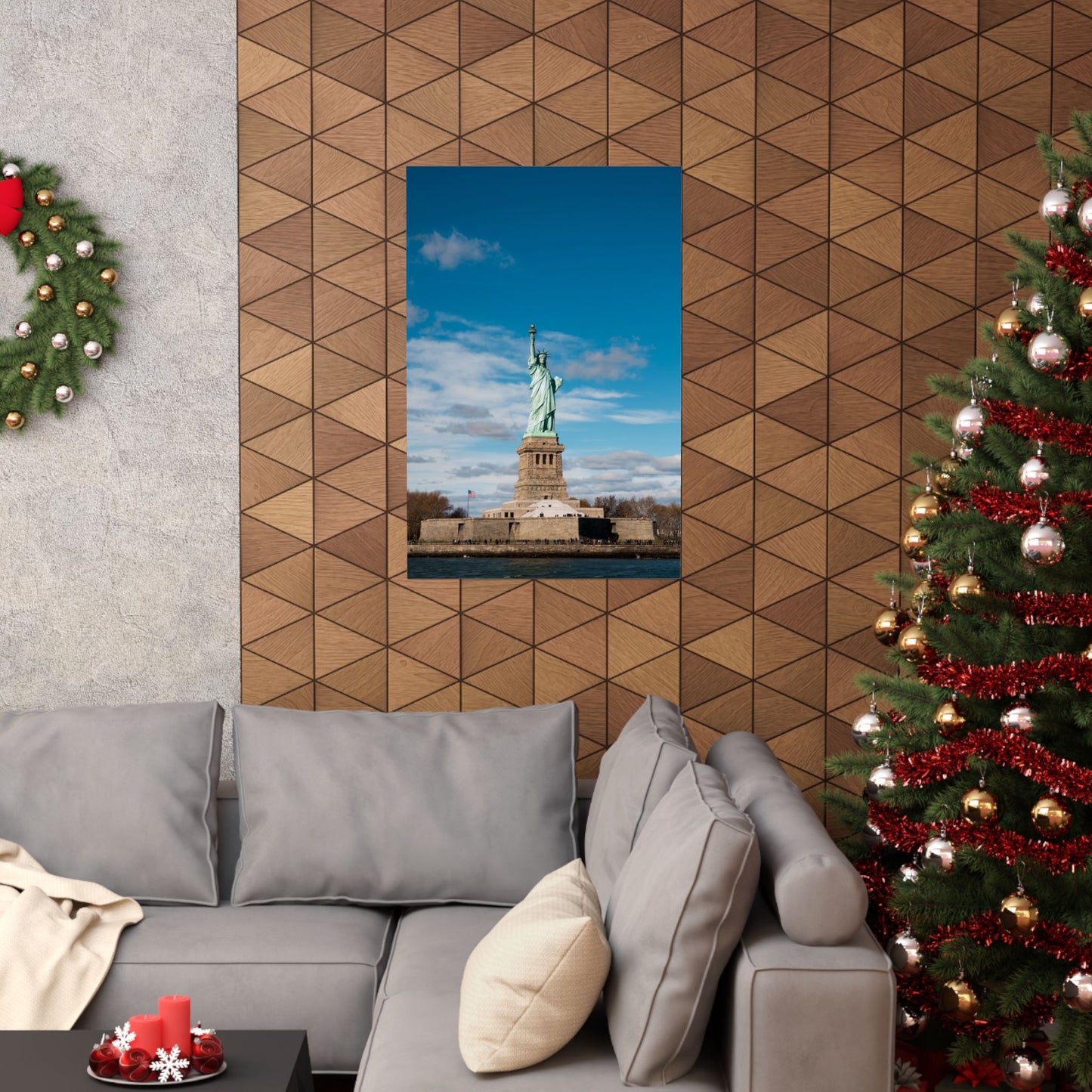 Statue of Liberty Vertical Poster | Matte Travel Wall Art