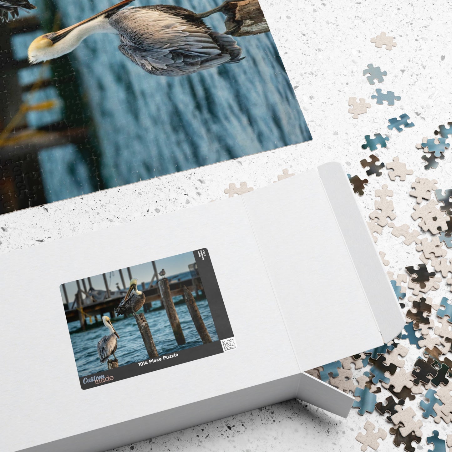 Caye Caulker Pelican Harbor Puzzle - Scenic Belize Island Panorama (252–1014 pcs)