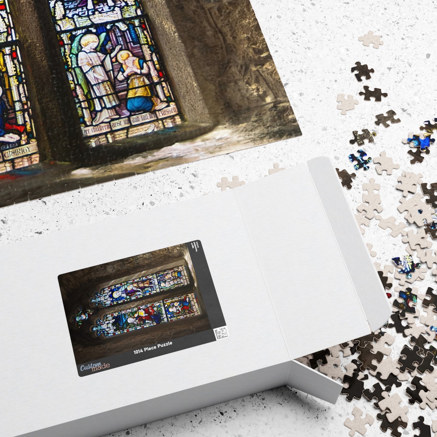 St. Michael's Mount Castle Stained Glass Puzzle — Marazion UK (520/1014 pcs)