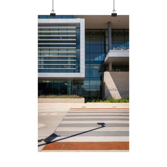 Modern Architectural Photo Matte Poster | Vertical Wall Art