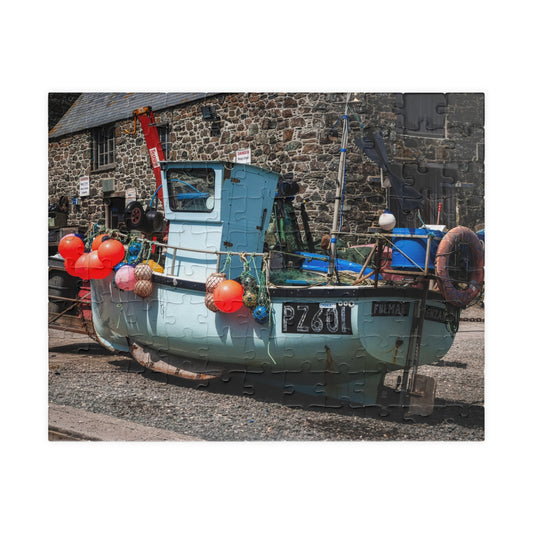 Cadgwith Fishing Boat Puzzle - Cornwall Coastal Jigsaw (110–1014 pcs)