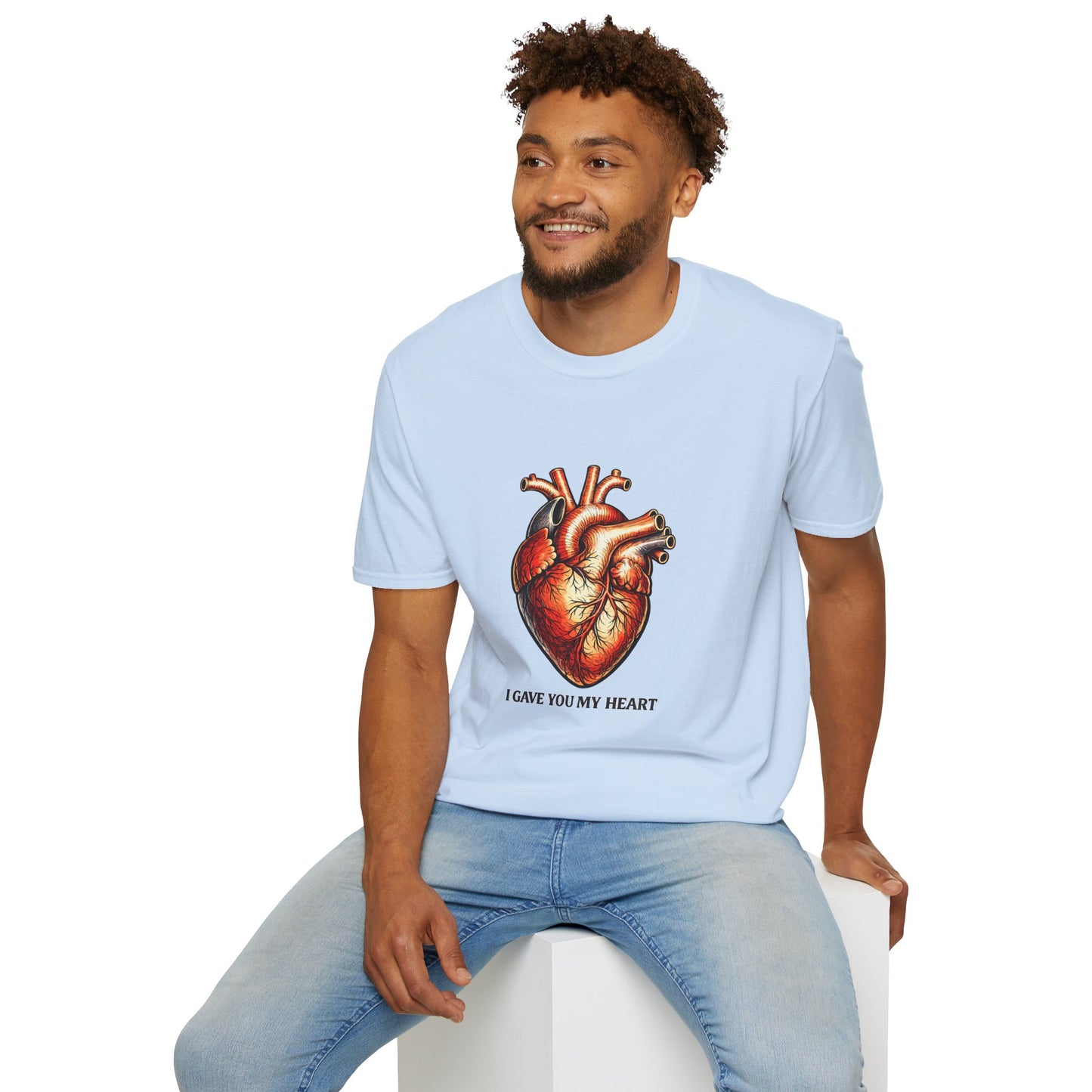 Anatomical Heart T-Shirt — I Gave You My Heart Valentine Graphic Tee