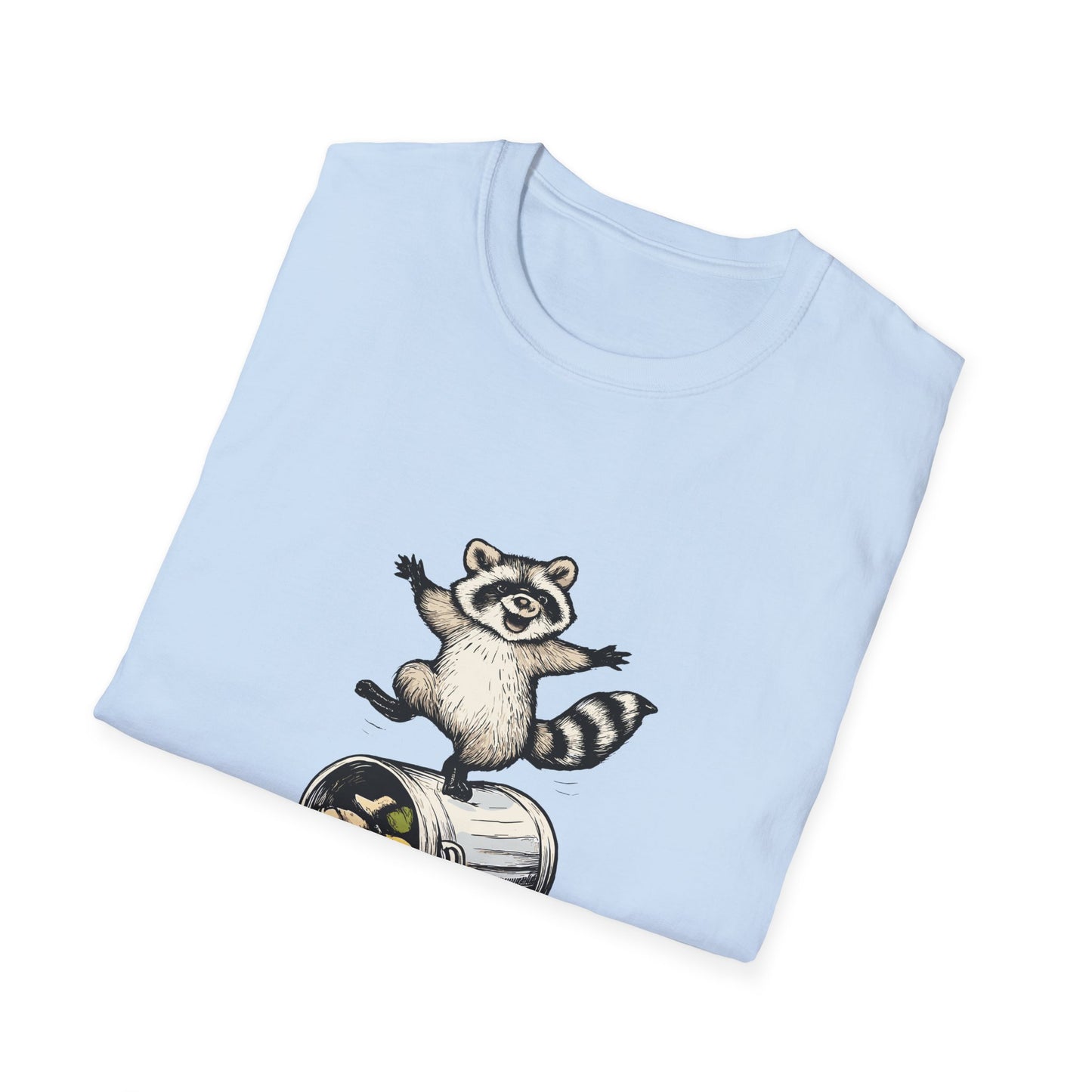 Retro Dancing Raccoon 'I Do What I Want!' T-Shirt