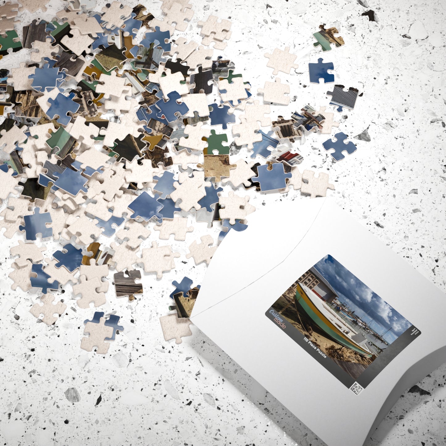 Caye Caulker Fishing Boat Puzzle — 520-Piece Scenic Belize Jigsaw