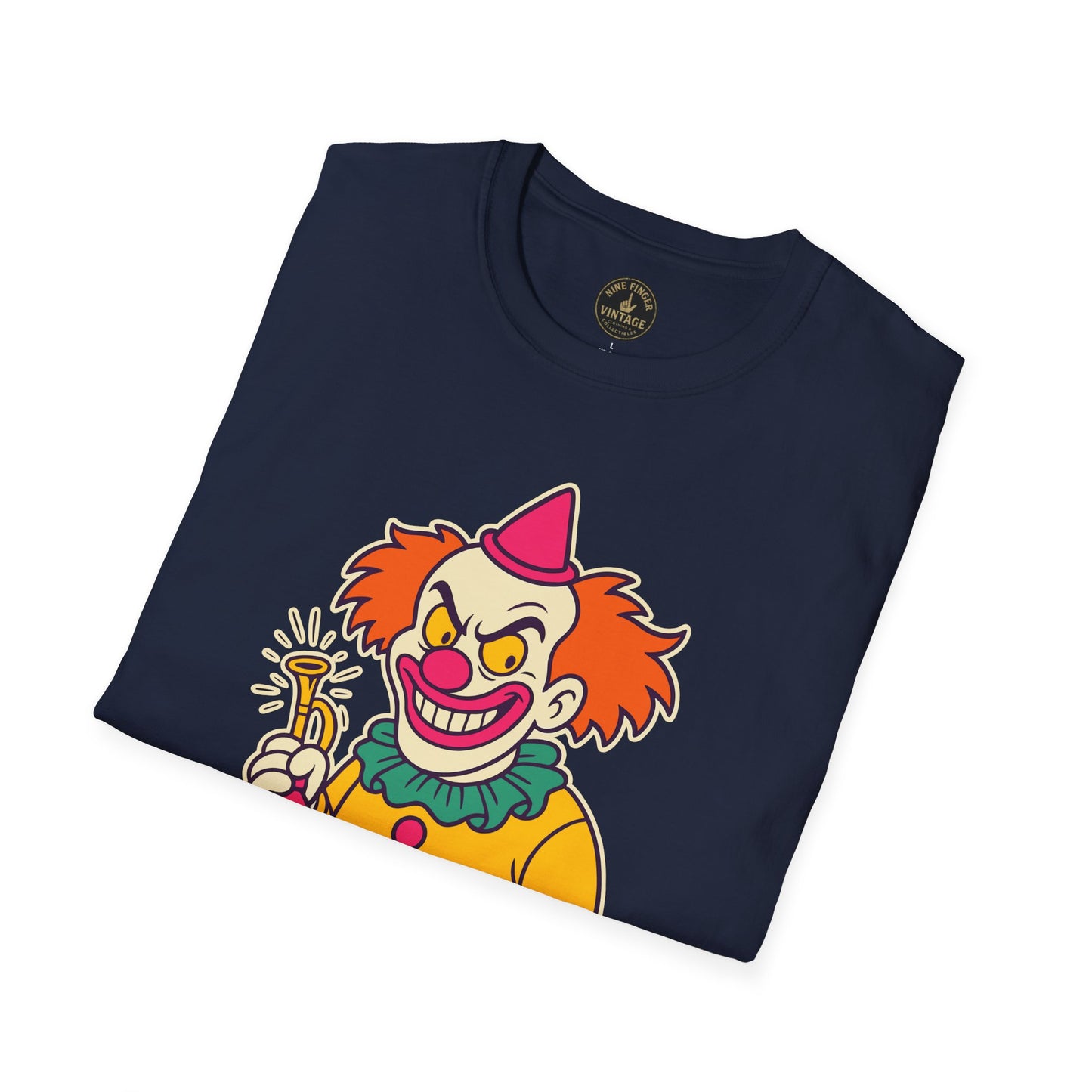 Retro Sinister Clown "Honk! Honk!" T-Shirt