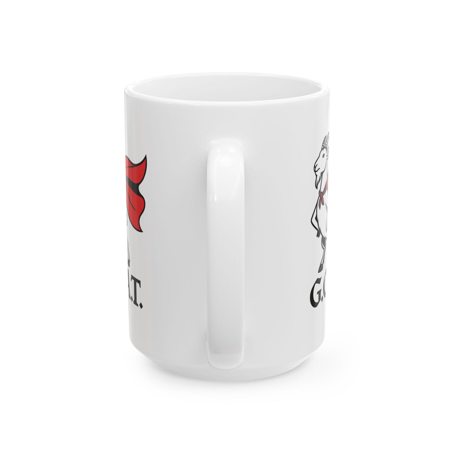 Funny Goat Mug – 'Goat' Design Ceramic Coffee Cup (11oz & 15oz)