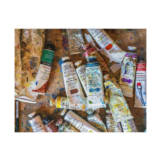 Painter's Oil Tube Jigsaw Puzzle — Artist Paints Puzzle (110–1014 pcs)