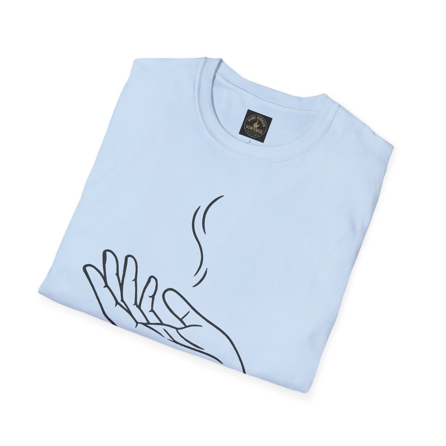 "Let Go" Hand Illustration Minimalist Mindfulness T-Shirt
