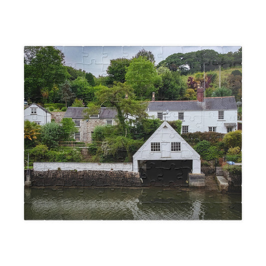 Helford Cornwall Estuary Boathouse Landscape Puzzle 252 520 1014-piece
