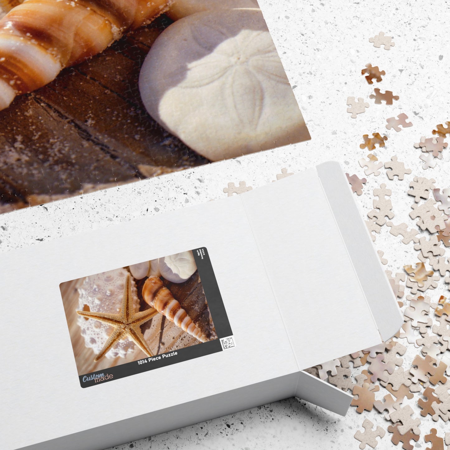 Seashell Starfish Jigsaw Puzzle – Beach Sunset 110/252/520/1014-Piece