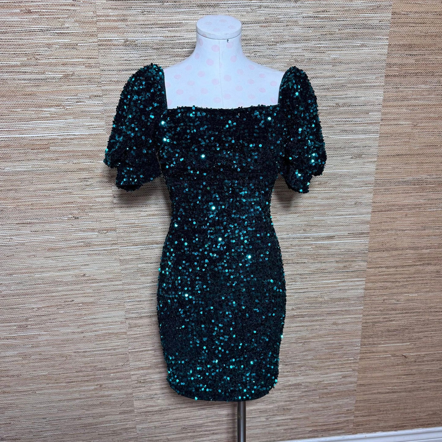 Green Sequin Altar’d State Cocktail Dress