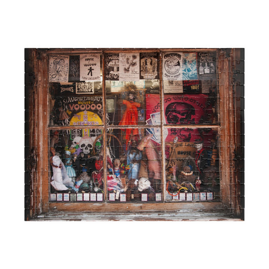 New Orleans Marie Laveau Voodoo House Window Puzzle - 520/1014-Piece