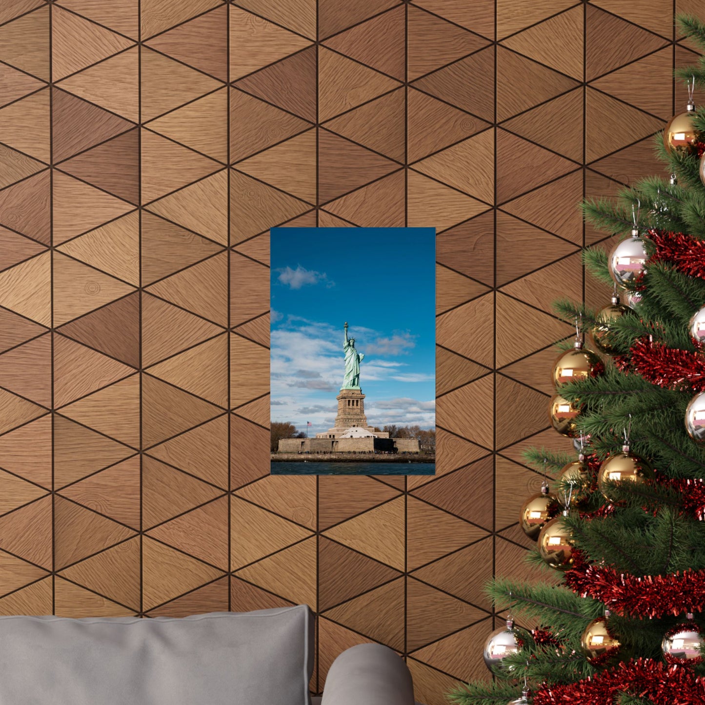 Statue of Liberty Vertical Poster | Matte Travel Wall Art